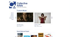 Desktop Screenshot of collectiveartistsmusic.com